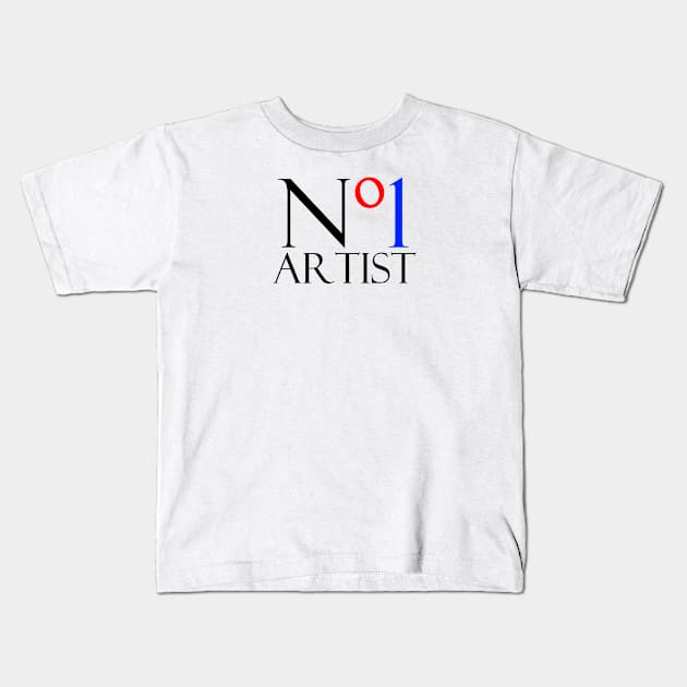 Number one artist Kids T-Shirt by FranciscoCapelo